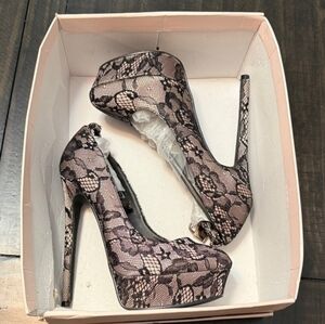 ISO JustFab Lace Stiletto Sz 11